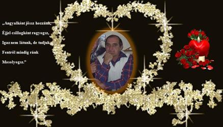 A LEGJOBB FÉRJ és ÉDESAPA EMLÉKÉRE.