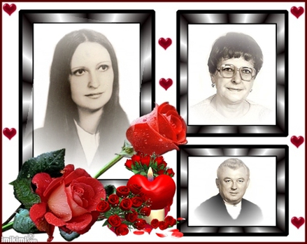 Drága szüleim és húgom Évike 