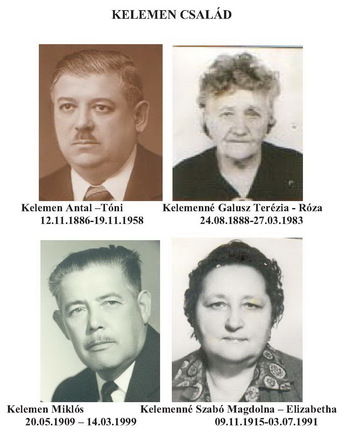 Kelemen család Kikinda